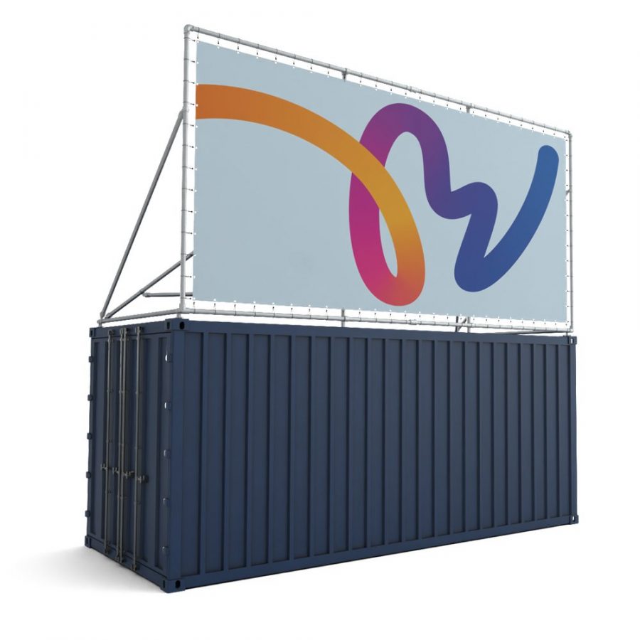 Containerrahmen auf dem Dach – Lange Seite – AbdeX