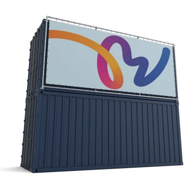 Containerrahmen Lange Seite – gestapelter Container