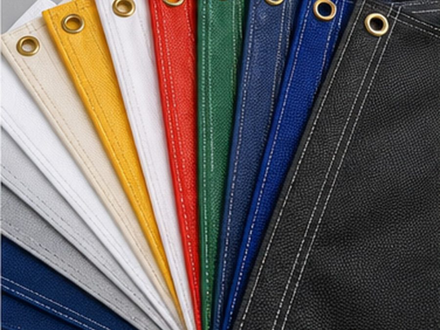 Fahnenstoff-Muster & Materialberatung – AbdeX