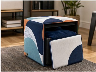 Faltpouf Smart mit Stauraum