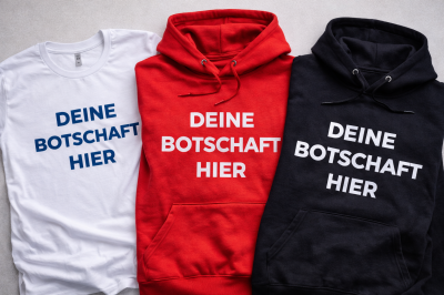 T-Shirts & Hoodies bedrucken