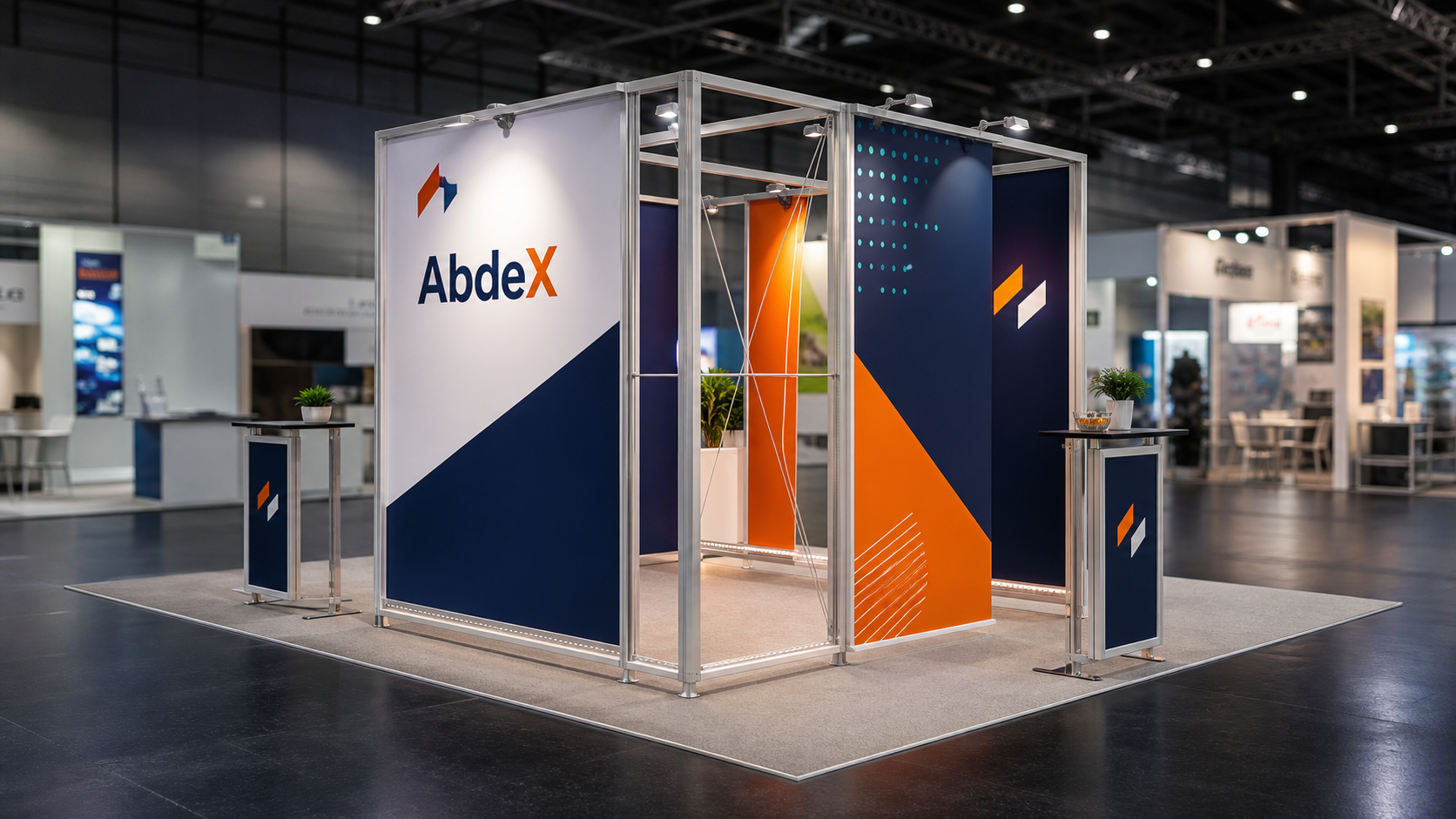 AbdeX Messestände · 13 Standkonzepte in Wolfsberg – AbdeX